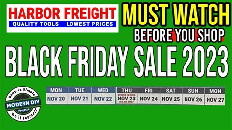 harbor freight black friday sales 2023